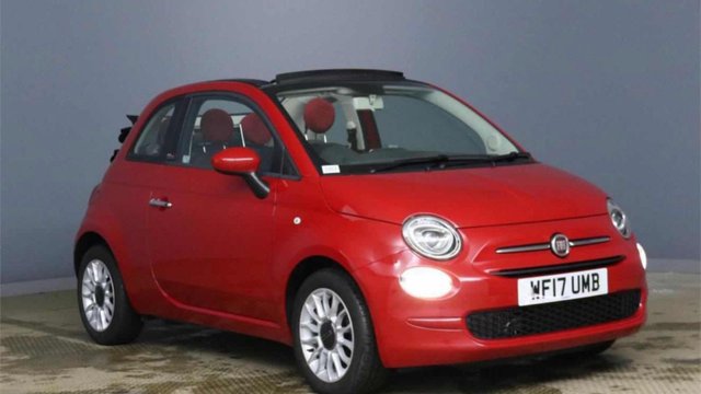 2017 17 Fiat 500 0.9 TWINAIR CONVERTIBLE POP STAR 3d 85 BHP