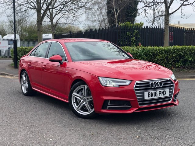 2016 16 Audi A4 2.0 TDI S LINE 4d 188 BHP