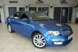 USED 2015 15 SKODA OCTAVIA 2.0 ELEGANCE TDI CR DSG 5d AUTO 148 BHP FINISHED IN A STUNNING RACE BLUE METALLIC WITH HALF BLACK LEATHER SEATS + FULL SKODA SERVICE HISTORY + SATELLITE NAVIGATION + BLUETOOTH + CRUISE CONTROL + 1 OWNER + £30 ROAD TAX + DUEL CLIMATE WITH AUTOMATIC AIR CONDITIONING + DAB RADIO + 17 INCH ALLOYS + PARKING SENSORS