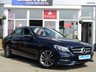 USED 2014 14 MERCEDES-BENZ C CLASS 2.0 C200 SPORT 4d AUTO 184 BHP CANVANSITE BLUE FSH