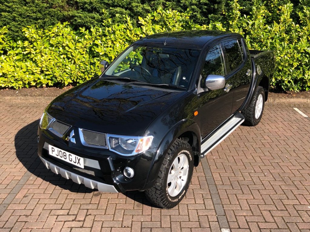 USED 2008 08 MITSUBISHI L200 2.5 ANIMAL LWB DCB 1d AUTO 164 BHP pick up, px swap 