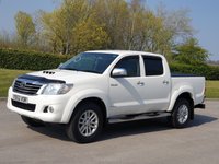 USED 2013 62 TOYOTA HI-LUX 3.0 INVINCIBLE 4X4 D-4D DCB 1d AUTO 169 BHP SAT NAV+LEATHER ** NO VAT ** NO VAT