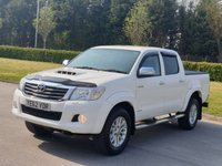 USED 2013 62 TOYOTA HI-LUX 3.0 INVINCIBLE 4X4 D-4D DCB 1d AUTO 169 BHP SAT NAV+LEATHER ** NO VAT ** NO VAT