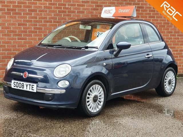 2008 08 Fiat 500 1.4 LOUNGE 3d RAC WARRANTY
