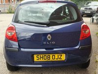 USED 2008 08 RENAULT CLIO 1.1 FREEWAY 16V 3d 75 BHP   ** 1 LADY OWNER - RAC WARRANTY** 