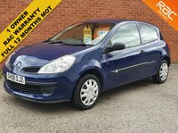 USED 2008 08 RENAULT CLIO 1.1 FREEWAY 16V 3d 75 BHP   ** 1 LADY OWNER - RAC WARRANTY** 