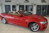 USED 2016 16 BMW 4 SERIES 2.0 420D M SPORT 2d AUTO 188 BHP FINISHED IN STUNNING RED WITH CREAM FULL DAKOTA LEATHER SEATS + FULL BMW SERVICE HISTORY + SATELITE NAVIGATION + XENON HEADLIGHTS + AIR CONDITIONING + AIR COLLAR + DUAL CLIMATE CONTROL + BLUETOOTH + DAB RADIO + CRUISE CONTROL + PARKING SENSORS + LED DAYTIME RUNNING LIGHTS...