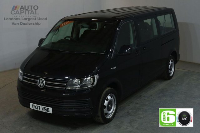 2017 17 VOLKSWAGEN TRANSPORTER SHUTTLE 2.0 T32 TDI SHUTTLE SE BMT AUTO 148 BHP LWB EURO 6 9 SEATER MINIBUS