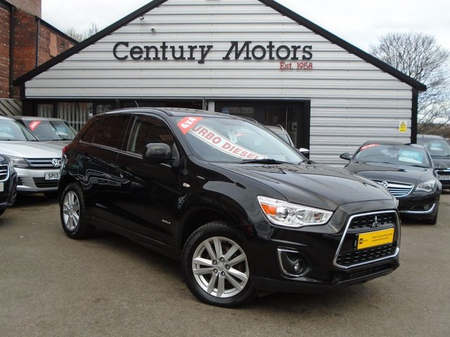 2014 14 Mitsubishi Asx 1.8 TD 4 AWD 5d 4X4 WHEEL DRIVE + FULL LEATHER
