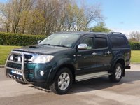 USED 2011 11 TOYOTA HI-LUX 3.0 INVINCIBLE 4X4 D-4D DCB 1d 169 BHP NO VAT ** NO VAT+SAT NAV+ CANOPY