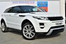 USED 2013 13 LAND ROVER RANGE ROVER EVOQUE 2.2 SD4 DYNAMIC 4x4 Rare 3dr Sports SUV AUTO Stunning in White with Black Pack and Massive High Spec inc Heated Leather Seats Sat Nav Panoramic Glass Roof DAB Radio PREVIOUSLY LOCALLY OWNED