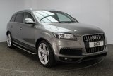 USED 2013 63 AUDI Q7 3.0 TDI QUATTRO S LINE PLUS 5DR AUTO 245 BHP 7 SEATS FULL AUDI SERVICE HISTORY + HEATED LEATHER SEATS + 7 SEATS + SATELLITE NAVIGATION + REVERSE CAMERA + PARKING SENSOR + BLUETOOTH + CRUISE CONTROL + CLIMATE CONTROL + XENON HEADLIGHTS + PRIVACY GLASS + ELECTRIC SEATS + SIDE STEPS + MULTI FUNCTION WHEEL + ELECTRIC WINDOWS + DAB RADIO + ELECTRIC MIRRORS + 21 INCH ALLOY WHEELS