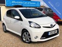 USED 2012 12 TOYOTA AYGO 1.0 VVT-I FIRE AC 5d 67 BHP Low Mileage 5 door Petrol Example in White