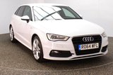 USED 2014 64 AUDI A3 2.0 SPORTBACK TDI S LINE 5DR 182 BHP FULL SERVICE HISTORY 1 OWNER £20 ROAD TAX FULL SERVICE HISTORY + HALF LEATHER SEATS + SATELLITE NAVIGATION + BLUETOOTH + CLIMATE CONTROL + MULTI FUNCTION WHEEL + PRIVACY GLASS + DAB RADIO + XENON HEADLIGHTS + ELECTRIC WINDOWS + ELECTRIC MIRRORS + 18 INCH ALLOY WHEELS