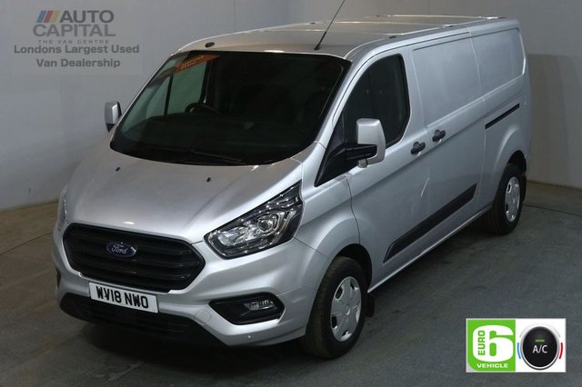 2018 18 FORD TRANSIT CUSTOM 2.0 300 TREND L2 H1 105 BHP LWB EURO 6 AIR CON VAN