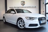 USED 2014 14 AUDI A6 2.0 TDI BLACK EDITION 4DR AUTO 175 BHP full audi service history *NO ADMIN FEES* FINISHED IN STUNNING GLACIER WHITE WITH FULL BLACK LEATHER INTERIOR + FULL AUDI SERVICE HISTORY + SATELLITE NAVIGATION + BLUETOOTH + CRUISE CONTROL + REVERSE CAMERA + HEATED FRONT/REAR SEATS + AUTO STOP/START + PARKING SENSORS + HEATED ELECTRIC MIRRORS + DAB RADIO + 18 INCH ALLOY WHEELS