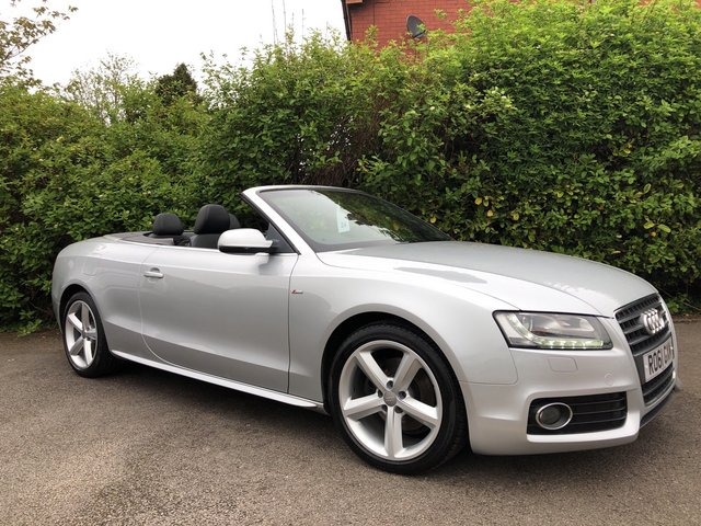 2011 61 Audi A5 2.0 TDI S LINE 2d 168 BHP CABRIOLET