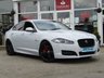 USED 2015 65 JAGUAR XF 2.2 D R-SPORT BLACK 4d AUTO 200 BHP STUNNING, 1 OWNER, JAGUAR XF, 2.2D R-SPORT BLACK EDITION 200BHP AUTO. Finished in GLACIER WHITE metallic with contrasting BLACK HEATED LEATHER. This Jag stands out from the crowd with its swooping, handsome looks. This car really does drive as well as it looks. Features include 20" Alloys, Sat Nav, Heated Leather, Reverse Cameras, Park sensors, LED run Lights and much more.