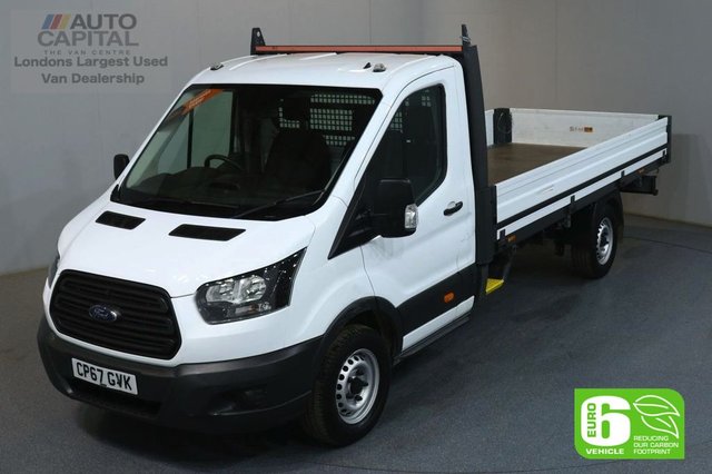 2018 67 FORD TRANSIT 2.0 350 L4 EXTRA LWB 129 BHP EURO 6 ENGINE DROPSIDE