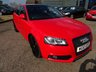USED 2010 10 AUDI A3 2.0 SPORTBACK TFSI QUATTRO S LINE SPECIAL EDITION 5d AUTO 197 BHP 7 SERVICE STAMPS BLACK & RED RECARO SPORTS LEATHER TRIM PAN ROOF
