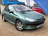 USED 2001 PEUGEOT 206 1.4 GLX 5d AUTOMATIC Low Mileage Automatic - MOT May 2020