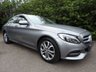 USED 2014 64 MERCEDES-BENZ C CLASS 2.1 C220 BLUETEC SPORT PREMIUM 4d AUTO 170 BHP HUGE SPEC 41K FMBSH PAN ROOF