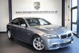 USED 2012 62 BMW 5 SERIES 2.0 520D M SPORT 4DR AUTO 181 BHP FINISHED IN STUNNING SPACE METALLIC GREY WITH FULL BLACK LEATHER INTERIOR + BLUETOOTH + CRUISE CONTROL + M SPORT PACKAGE + HEATED SPORT SEATS + PARKING SENSORS + AUTO STOP/START + DAYTIME RUNNING LIGHTS + DUAL CLIMATE CONTROL + 18 INCH ALLOY WHEELS