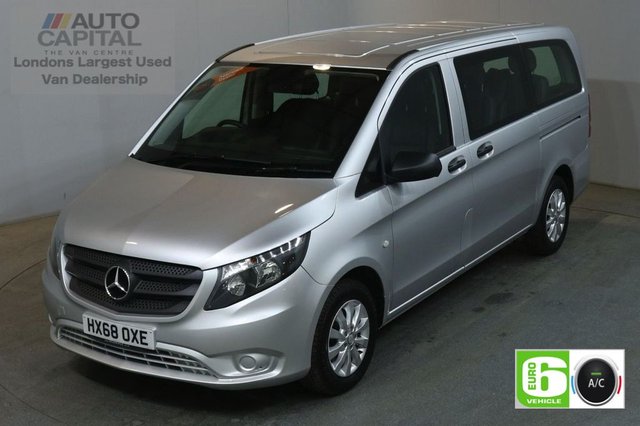 2018 68 MERCEDES-BENZ VITO 2.1 114 BLUETEC TOURER SELECT 136 BHP LWB LEATHER 9 SEATER