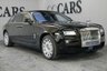 USED 2012 12 ROLLS-ROYCE GHOST 6.6 V12 EWB 4d 564 BHP ROLLS ROYCE PROVENANCE WARRANTY TO 11.06.2020, BLACK LEATHER HEATED / CHILLED ELECTRIC MEMORY MASSAGE SEATS, PANORAMIC GLASS ROOF, HEAD UP DISPLAY, REAR ENTERTAINMENT, 360 CAMERAS, ELECTRICALLY OPERATED REAR DOORS, REMOTE POWER TAILGATE, HDD SATELLITE NAVIGATION, BLUETOOTH CONNECTIVITY, DAB RADIO, FULL ROLLS ROYCE MAIN DEALER SERVICE HISTORY