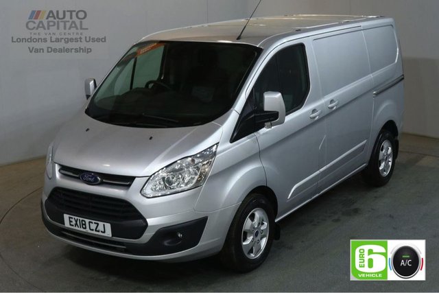 2018 18 FORD TRANSIT CUSTOM 2.0 290 LIMITED 130 BHP L1 H1 SWB EURO 6 AIR CON VAN