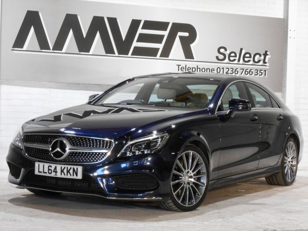 USED 2014 64 MERCEDES-BENZ CLS CLASS 3.0 CLS350 BLUETEC AMG LINE PREMIUM 4d AUTO 255 BHP FROM &pound;319.60 PER MONTH - NO DEPOSIT