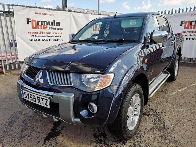 2010 59 MITSUBISHI L200 2.5 DI-D Warrior Double Cab Pickup 4WD 4dr FULL LEATHER+4X4+DIESEL