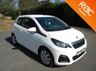 USED 2015 65 PEUGEOT 108 1.0 ACTIVE 3d 68 BHP Very Low Mileage! Free To Tax! Cheap Insurance! Bluetooth, DAB, Touchscreen Radio
