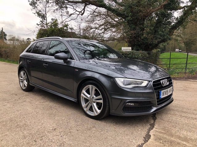 2015 15 Audi A3 2.0 TDI S line Sportback 5dr (Nav)