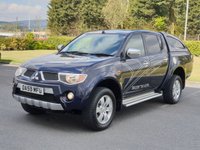 USED 2009 59 MITSUBISHI L200 2.5 ANIMAL LWB DCB 1d AUTO 164 BHP ** NO VAT ** NO VAT +   CANOPY