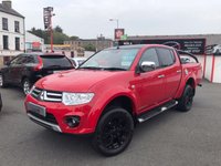 USED 2014 14 MITSUBISHI L200 2.5 DI-D 4X4 BARBARIAN BLACK LB DCB AUTO 175 BHP IMMACULATE CONDITION THROUGHOUT