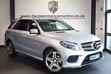 USED 2015 65 MERCEDES-BENZ GLE-CLASS 3.0 GLE 350 D 4MATIC AMG LINE 5DR AUTO 255 BHP full service history FINISHED IN STUNNING IRIDIUM METALLIC SILVER WITH FULL BLACK LEATHER INTERIOR + FULL SERVICE HISTORY + SATELLITE NAVIGATION + BLUETOOTH + CRUISE CONTROL + HEATED ELECTRIC SEATS + DUAL CLIMATE CONTROL + AUTO STOP/START + REVERSE CAMERA + ELECTRIC FOLDING MIRRORS + ELECTRIC BOOT + DAB RADIO + ACTIVE PARK ASSIST + AUTO LIGHTS + 20 INCH AMG ALLOY WHEELS