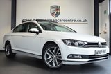 USED 2017 67 VOLKSWAGEN PASSAT 2.0 GT TDI BLUEMOTION TECHNOLOGY 4DR 148 BHP full service history FINISHED IN STUNNING PURE WHITE WITH HALF BLACK LEATHER INTERIOR + FULL SERVICE HISTORY + SATELLITE NAVIGATION + BLUETOOTH + SATELLITE NAVIGATION +DAB RADIO + HEATED SEATS + CRUISE CONTROL + HEATED ELECTRIC FOLDING MIRRORS + RAIN SENSORS + USB/AUX PORT + AIR CONDITIONING + PARKING SENSORS + 18" ALLOY WHEELS