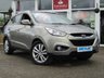 USED 2011 11 HYUNDAI IX35 2.0 PREMIUM CRDI 2WD 5d 134 BHP STUNNING, Locally owned, HYUNDAI IX35 2.0 CRDI PREMIUM, 134 BHP 2WD. Finished in Metallic paint with contrasting PART HEATED LEATHER trim. This Hyundai is a popular medium sized SUV. It's renowned for its excellent value for money, good looks, towing capacity and comfort. Features include, Sat Nav, Pan Roof, Front  Heated Leather Seats, Cruise Control, Park Sensors and much more.