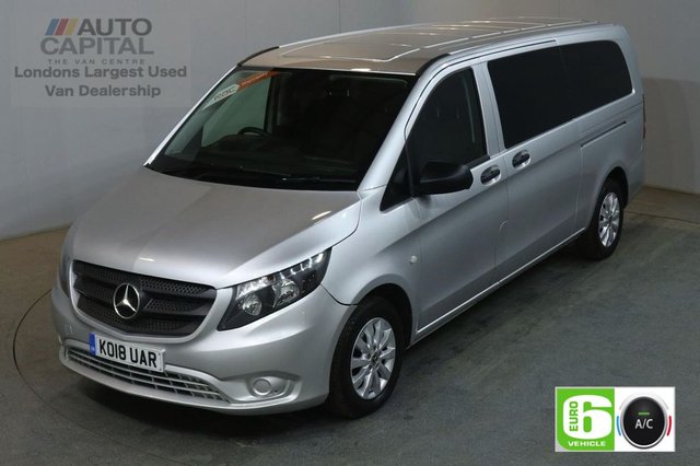 2018 18 MERCEDES-BENZ VITO 2.1 114 BLUETEC TOURER SELECT 136 BHP EXTRA LWB EURO 6 AIR CON 9 SEATER