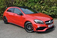 USED 2016 16 MERCEDES-BENZ A45  A45 AMG (Premium) Hatchback 5dr Petrol Speedshift DCT 4MATIC (s/s) (162 g/km, 376 bhp) AERO PACK PANROOF NIGHT PACK