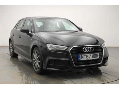 2018 67 Audi A3 1.5 TFSI S LINE 5d AUTO 148 BHP