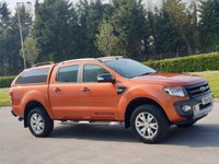 USED 2014 64 FORD RANGER 3.2 WILDTRAK 4X4 DCB TDCI 1d AUTO 197 BHP FULL HISTORY + SAT NAV + P, SENSORS
