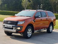 USED 2014 64 FORD RANGER 3.2 WILDTRAK 4X4 DCB TDCI 1d AUTO 197 BHP FULL HISTORY + SAT NAV + P, SENSORS