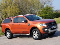 USED 2014 64 FORD RANGER 3.2 WILDTRAK 4X4 DCB TDCI 1d AUTO 197 BHP FULL HISTORY + SAT NAV + P, SENSORS