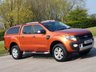 USED 2014 64 FORD RANGER 3.2 WILDTRAK 4X4 DCB TDCI 1d AUTO 197 BHP FULL HISTORY + SAT NAV + P, SENSORS