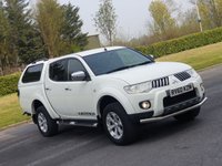 USED 2010 60 MITSUBISHI L200 2.5 DI-D 4X4 WARRIOR LB DCB 1d 175 BHP LEATHER + GLASS CANOPY ** NO VAT