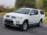 USED 2010 60 MITSUBISHI L200 2.5 DI-D 4X4 WARRIOR LB DCB 1d 175 BHP LEATHER + GLASS CANOPY ** NO VAT