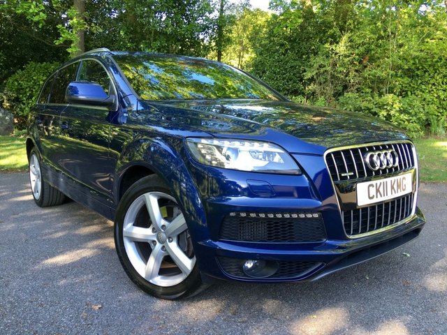 2011 11 Audi Q7 3.0 TDI QUATTRO S LINE 5d AUTO 240 BHP 7 SEATER/FULL SERVICE HISTORY / 2 OWNERS 