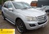 USED 2009 09 MERCEDES-BENZ M CLASS 3.0 ML350 CDI BLUEEFFICIENCY SPORT 5d AUTO 224 BHP UPGRADE LEATHER IN TWO TONE BLACK AND GREY SPORTS, JUST HAD NEW TURBO SEALS AND GLOW PLUGS TWO NEW TYRES AND SERVICED BY OURSELVES